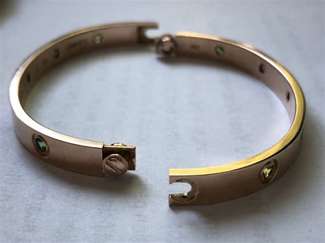 cartier watch bracelet how to open|cartier bracelet without screw.